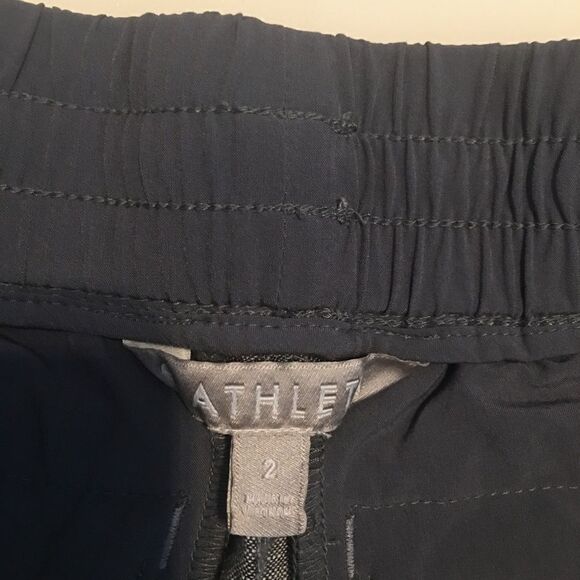 Athleta size 2 gray shorts drawstring - Picture 3 of 4